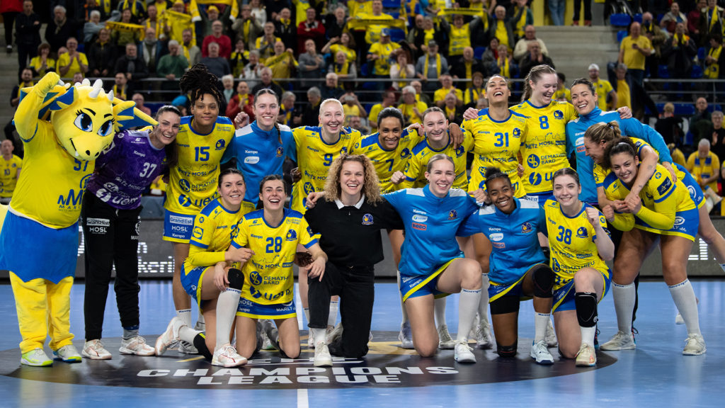 Metz Handball - CSM Bucarest.  Le très joli coup