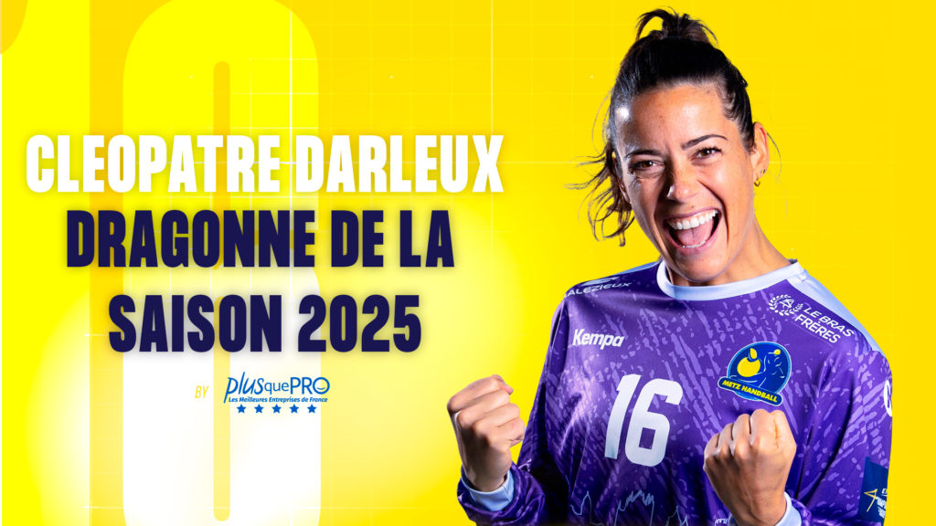 Cléopatre Darleux élue Dragonne de la saison 2025.