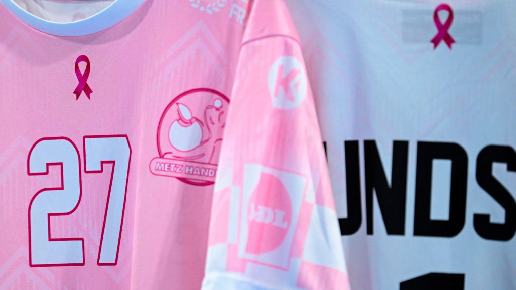 Metz Handball s'associe à Octobre rose.