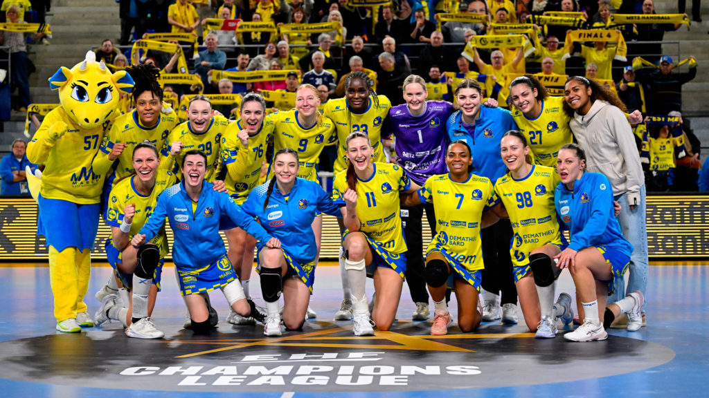 Metz Handball - Team Esbjerg. Message envoyé à l'Europe.