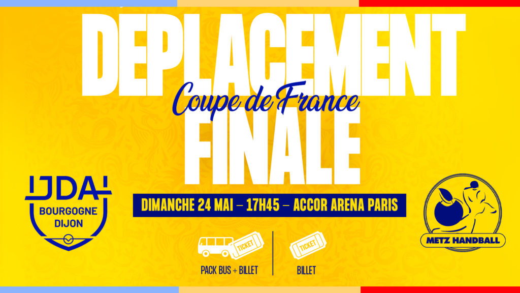 Déplacement supporters : Finale Coupe de France.